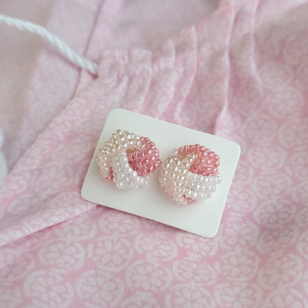 Earrings ,Knot Earrings ,Handmade Earrings